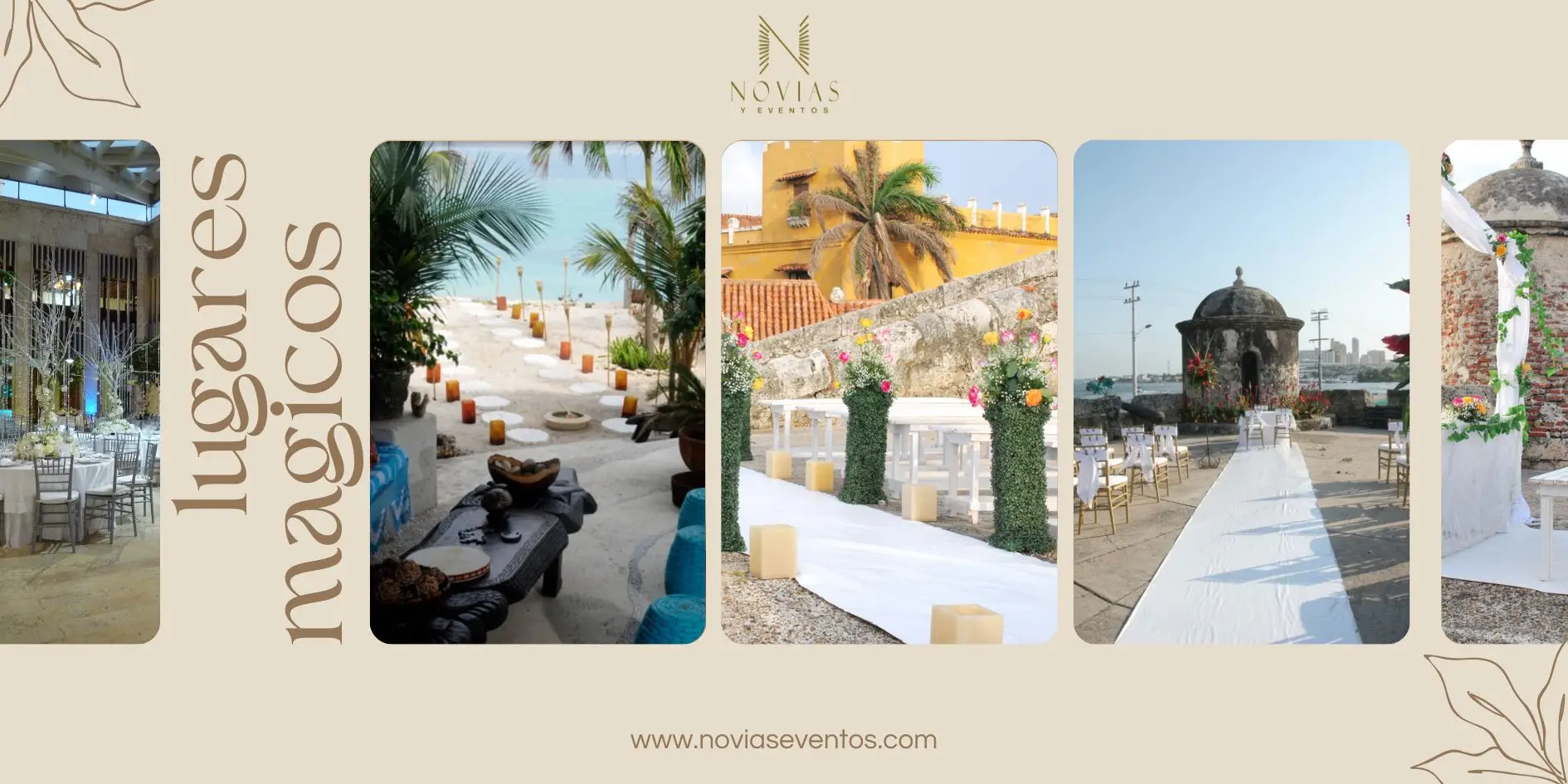 lugares mágicos para bodas en Cartagena